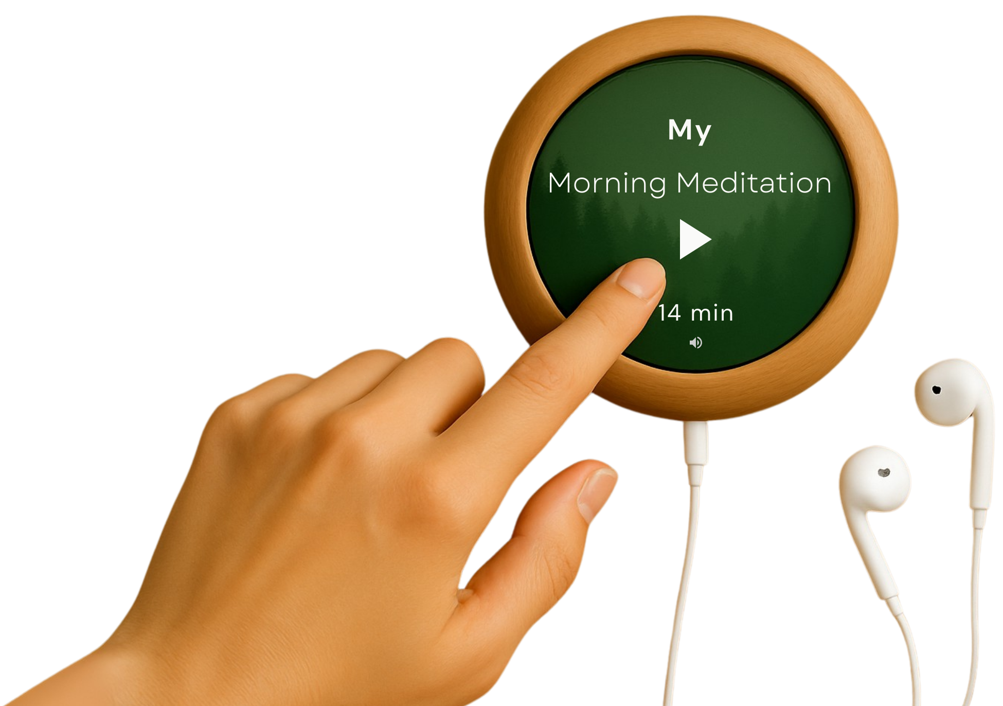 calmnest device in a hand